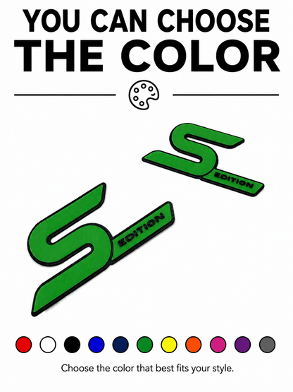 Ford Fiesta “S-Edition” Badge Set