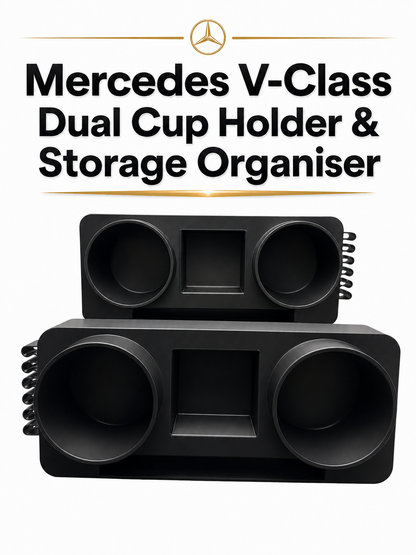 Mercedes-Benz V-Class W447 Dual Cup Holder & Storage Organiser (PAIR)