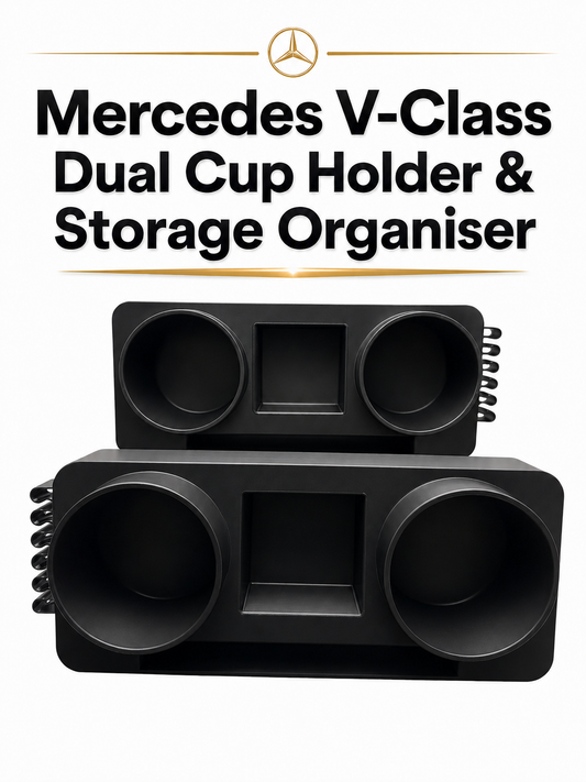Mercedes-Benz V-Class W447 Dual Cup Holder & Storage Organiser (PAIR)