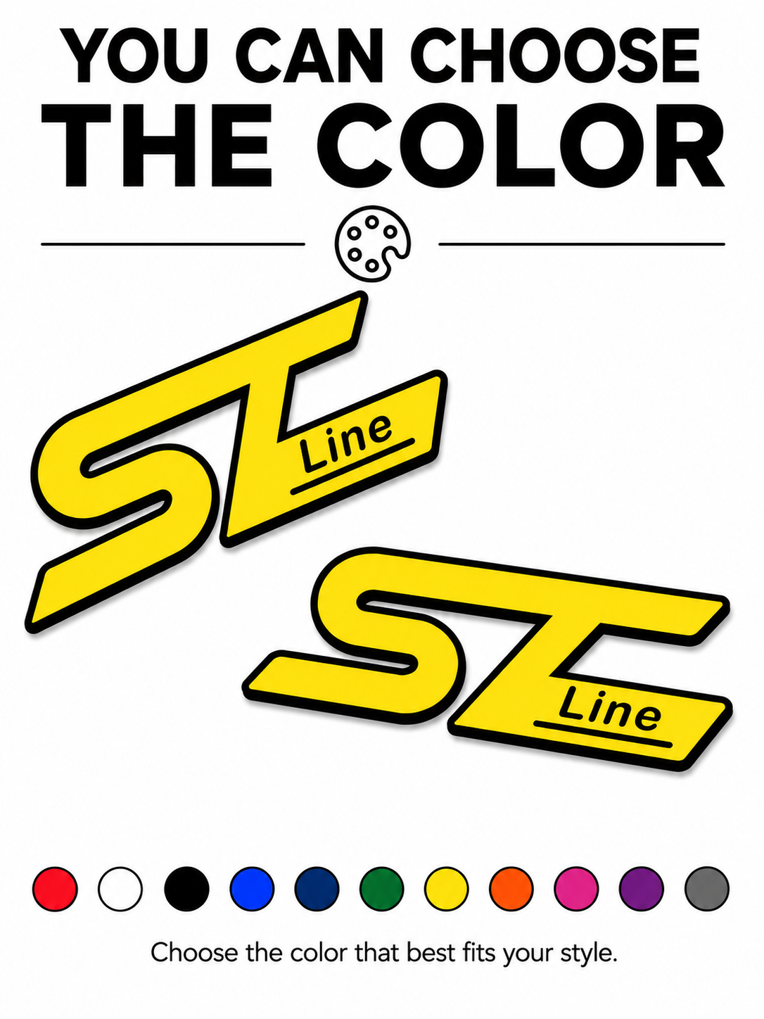 Ford Fiesta "ST-Line" Badge Set