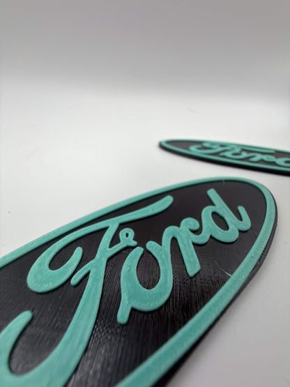 Ford Fiesta MK7.5 Front & Rear Ford Badge Set