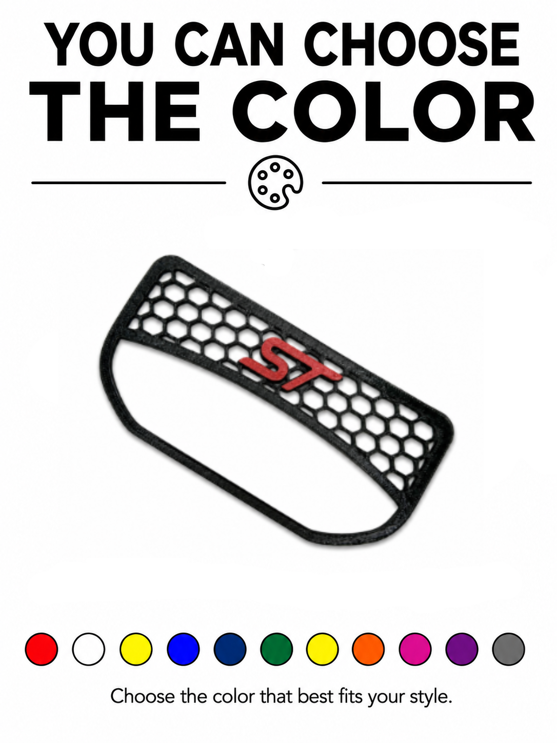Ford Fiesta MK7.5 Cubby Hole Filler ( HoneyComb Edition )