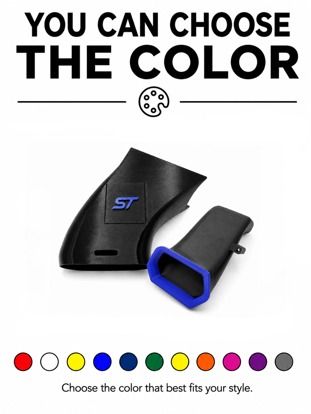 Ford Fiesta MK7.5 Air Intake Scoop Combo Pack ( Hexagon Style )
