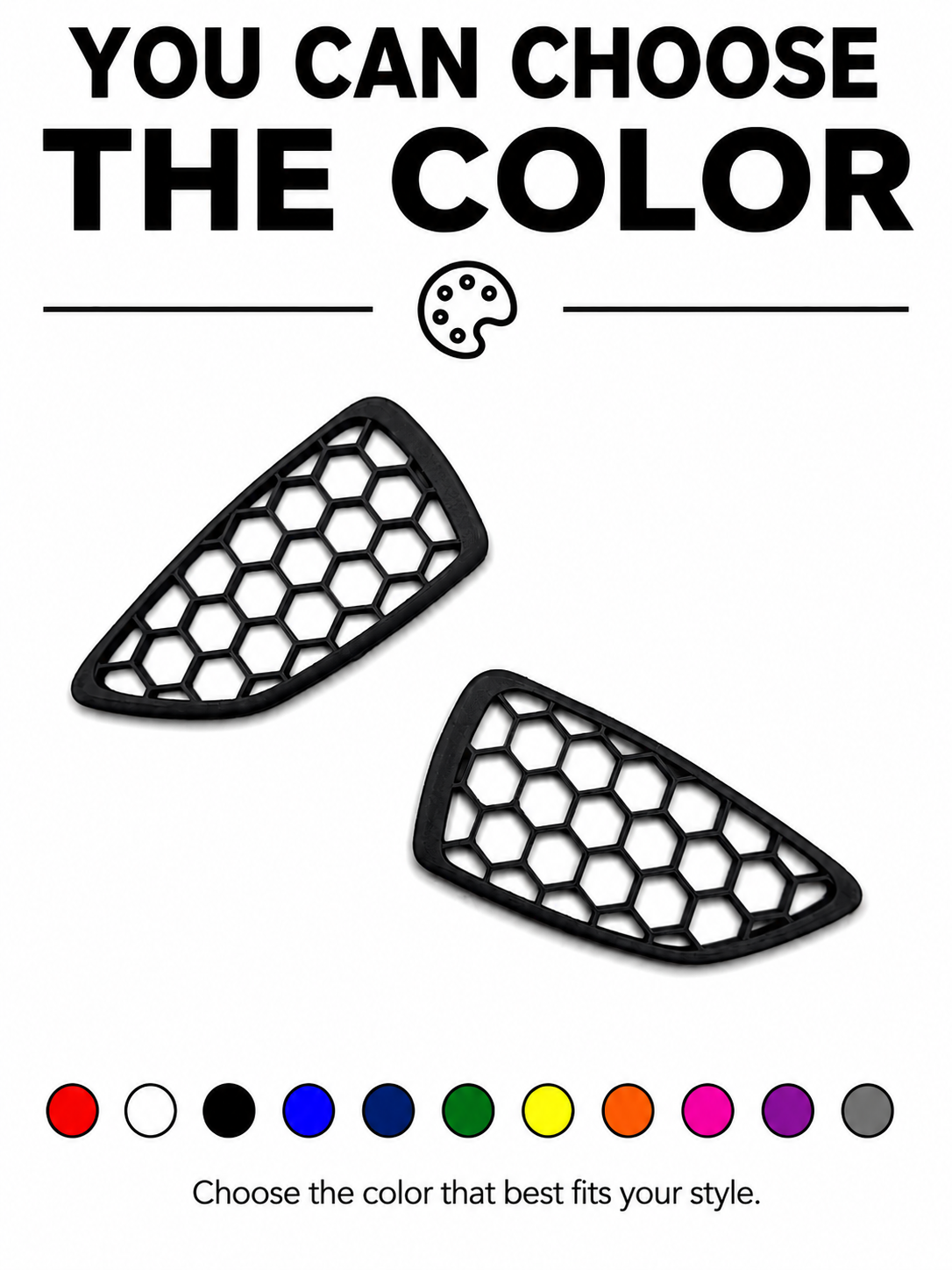 Ford Fiesta MK7 / MK7.5 Side Vent Covers (Pair)