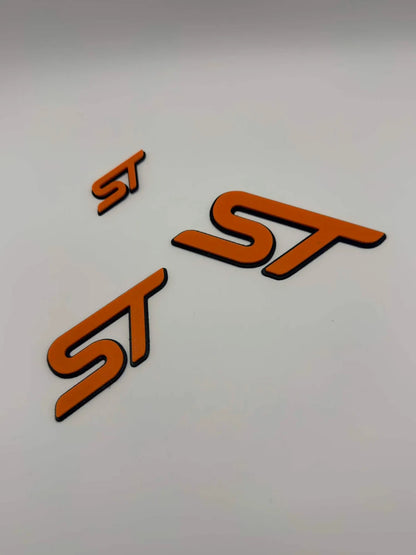 Ford Fiesta “ST” Badge Set ( FRONT TEXTURED )
